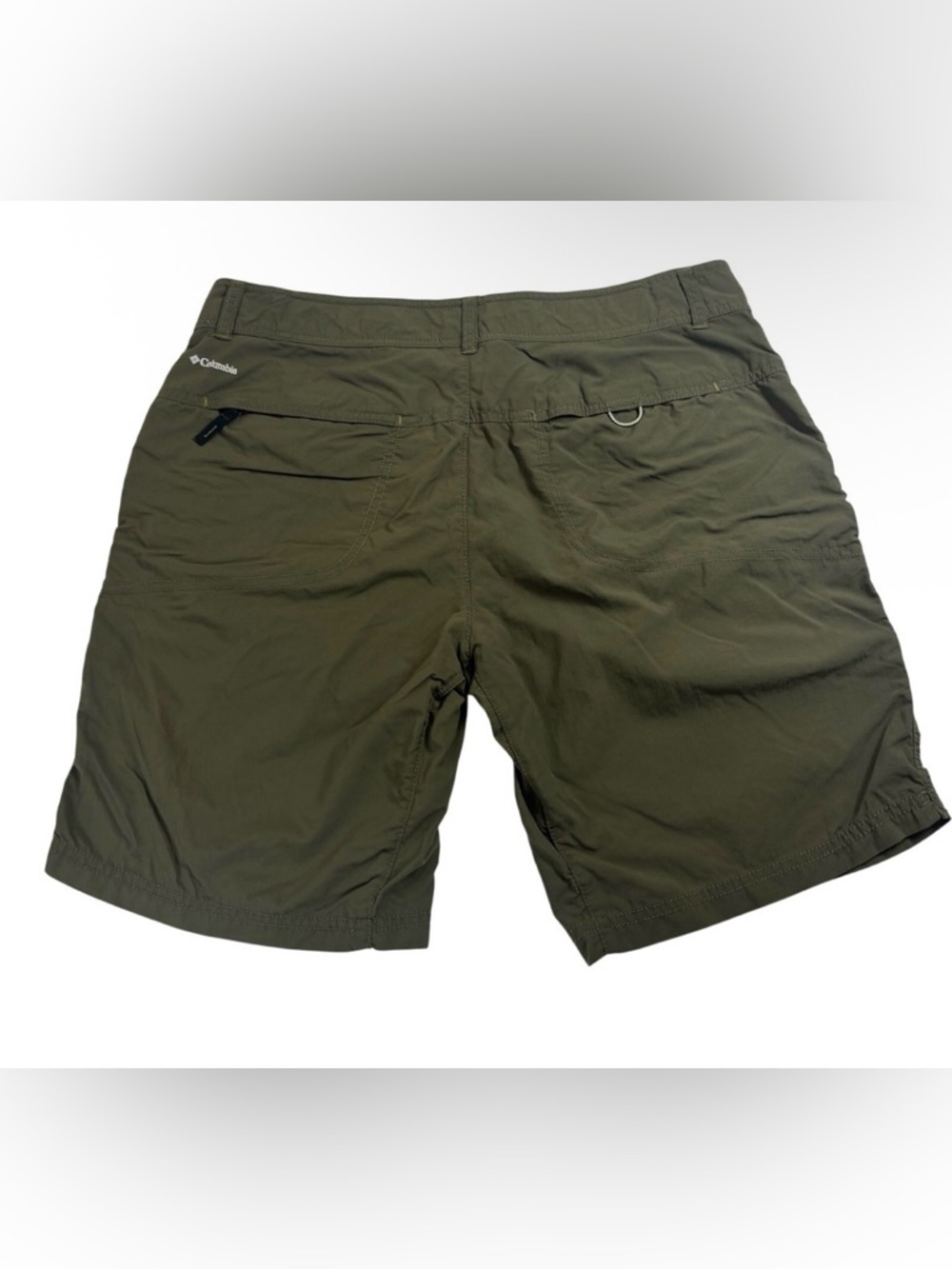 Columbia Olive Women's Outdoor Cargo Shorts - Picture 2 of 11